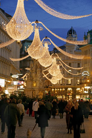 vánoční osvětlení „am Graben“/Vídeň-1 © Österreich Werbung/Bartl